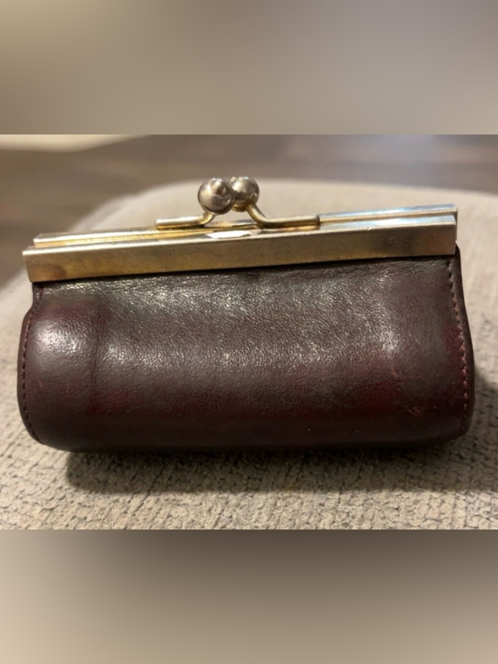 Vintage Etienne Aigner Leather Kisslock Coin Purse Made in Italy - Picture 8 of 11